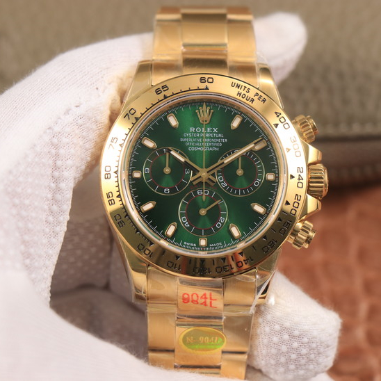 Rolex Daytona Gold Green Dial 40mm