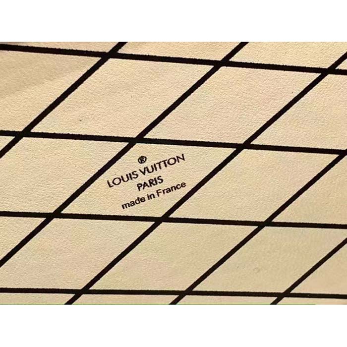 Louis Vuitton LV Women Petite Malle Handbag Saphir Blue Brilliant Niloticus Leather