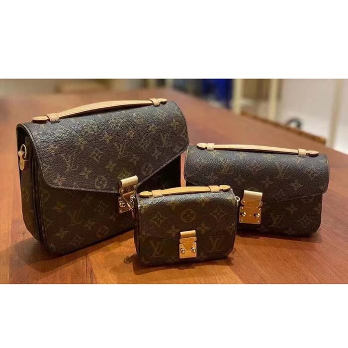 Louis Vuitton LV Women Micro Métis Bag Monogram Coated Canvas Cowhide Leather