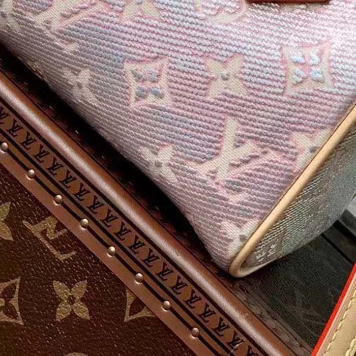 Louis Vuitton LV Women Seedy Bandoulière 20 Pink Monoglam Rose Monoglam Coated Canvas