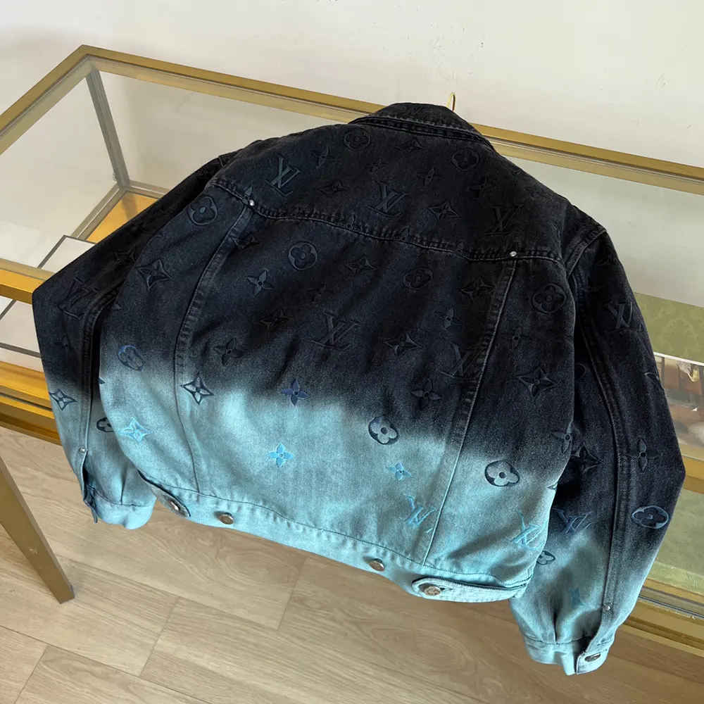 Louis Vuitton Women Embroidered Denim Blouson 1AFV97