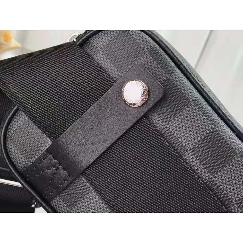 Louis Vuitton LV Men Scott Messenger Damier Graphite N50018 Shoulder Bag