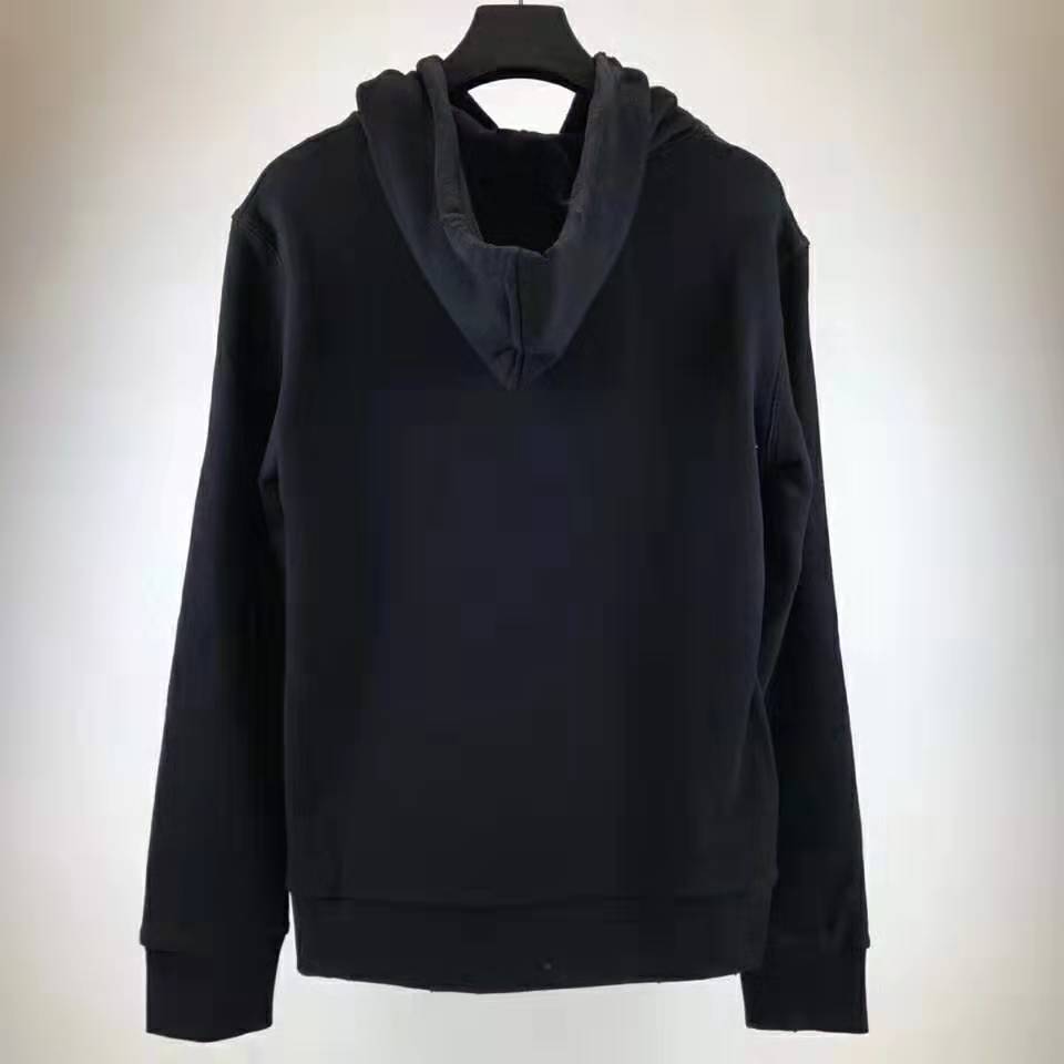 Gucci Men Oversize Sweatshirt with Gucci Logo in 100% Cotton-Black