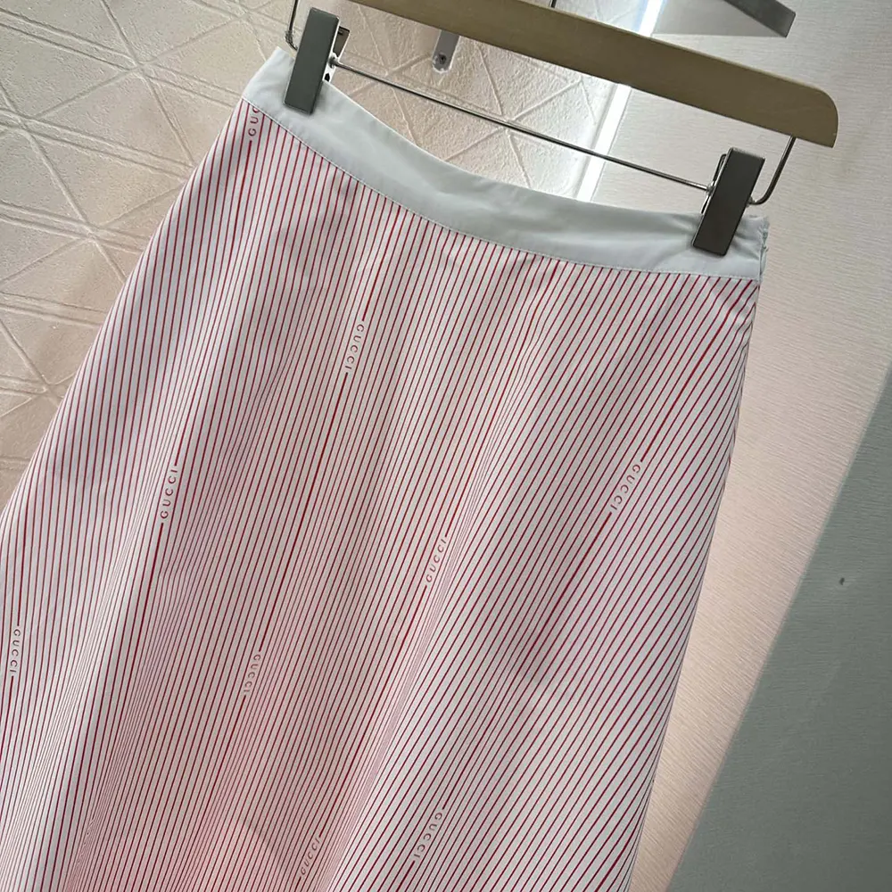 Gucci Women Cotton Fil Coupé Skirt 826610ZAS7C