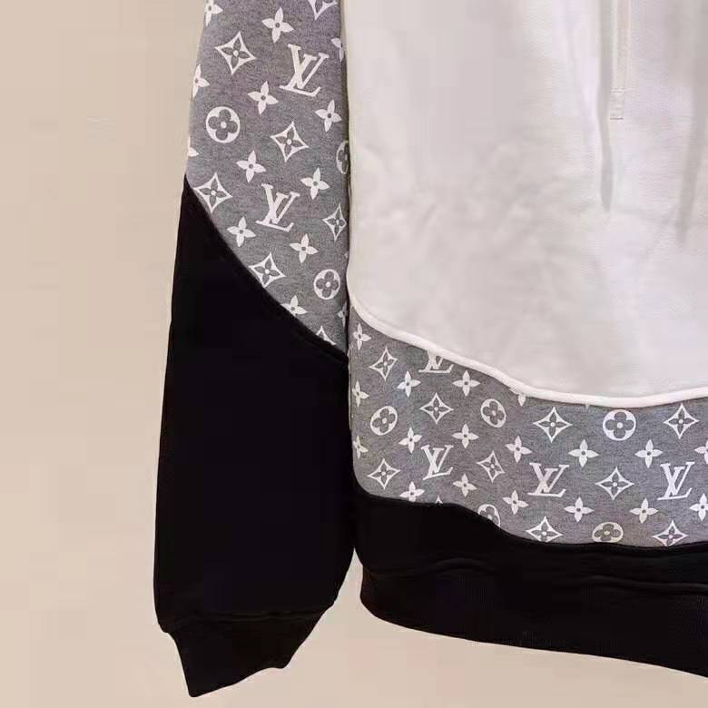 Louis Vuitton LV Women Monogram Circle Cut Hoodie in 100% Cotton-Grey