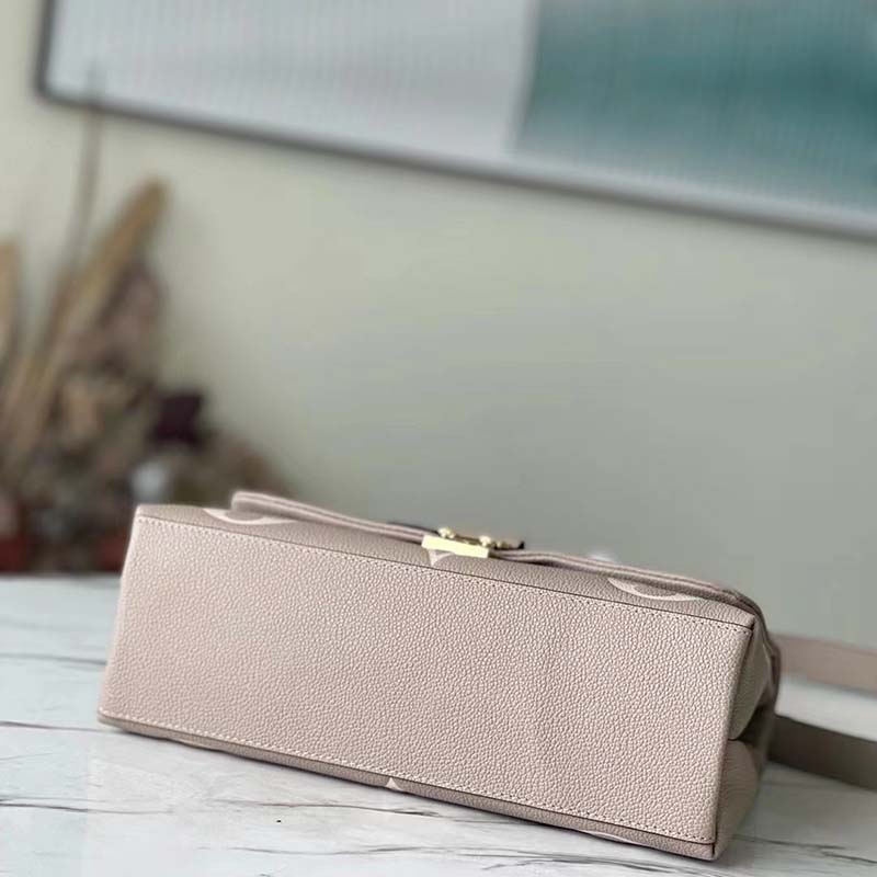 Louis Vuitton LV Women Madeleine MM Handbag Embossed Monogram Empreinte Cowhide