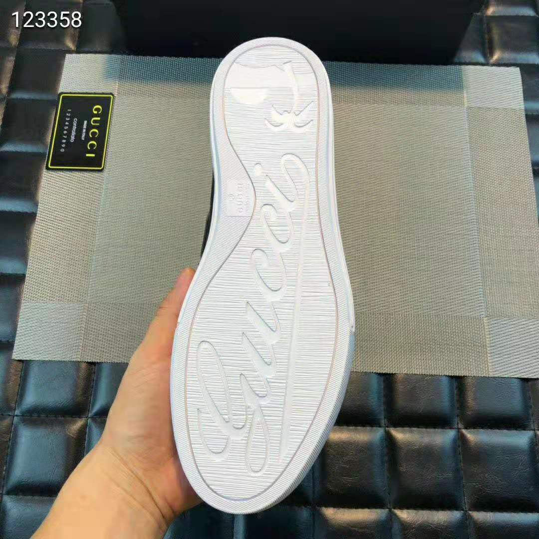 Gucci Men Gucci Signature Slip-On Sneaker-Black