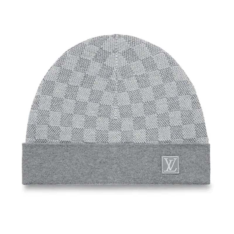 Louis Vuitton Unisex Petit Damier Hat NM in Iconic Damier 100% Wool