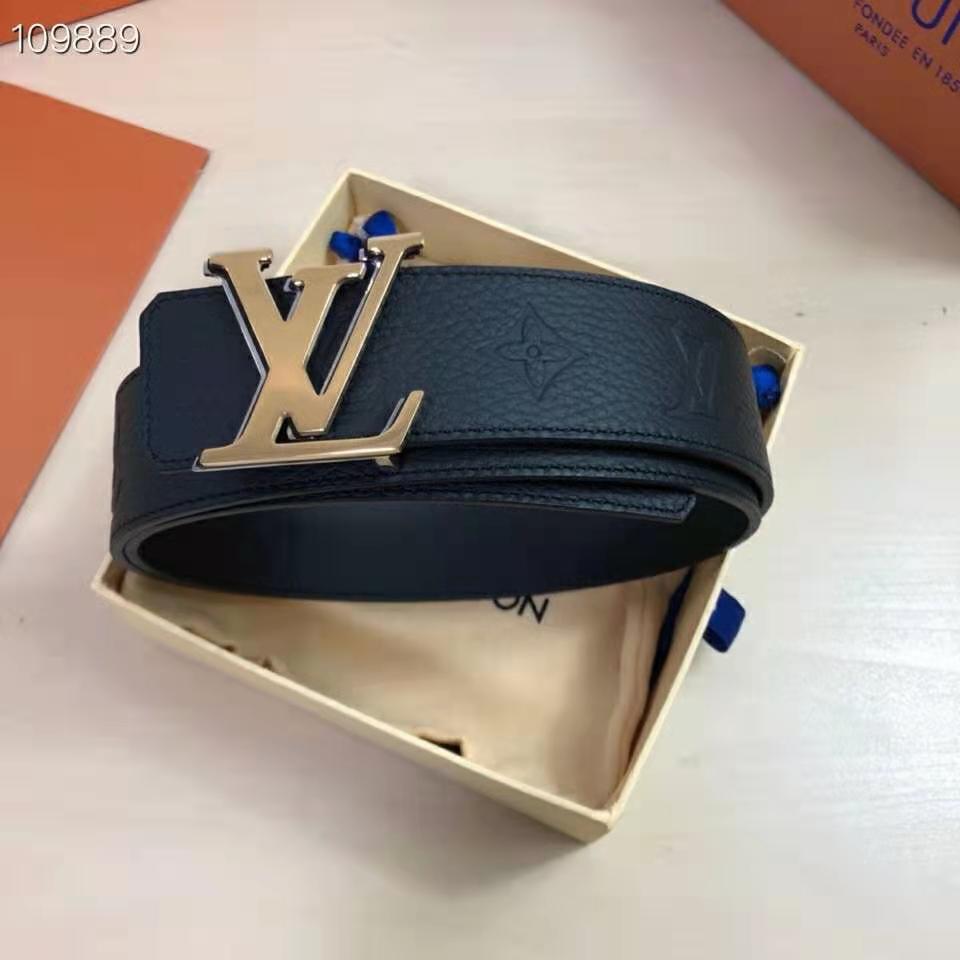 Louis Vuitton Unisex LV Iconic 30mm Reversible Belt Monogram Empreinte Calf Leather