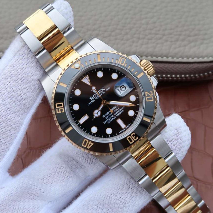 Rolex Submariner Date Two Tone Oyster Bracelet 41mm