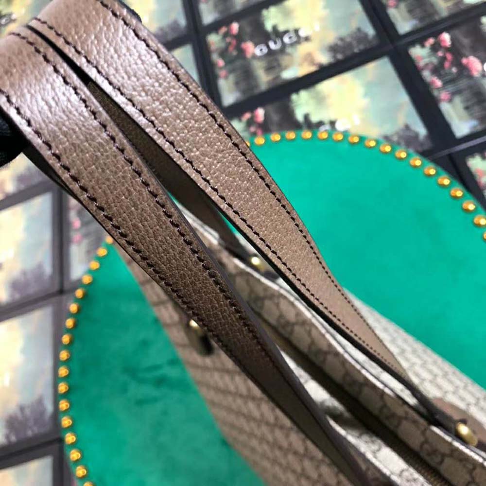 Gucci GG Women Ophidia GG Medium Tote-Brown