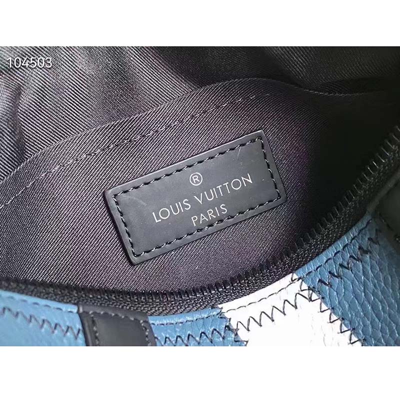 Louis Vuitton LV Unisex Polochon Yellow Monogram Embossed Taurillon Cowhide Leather