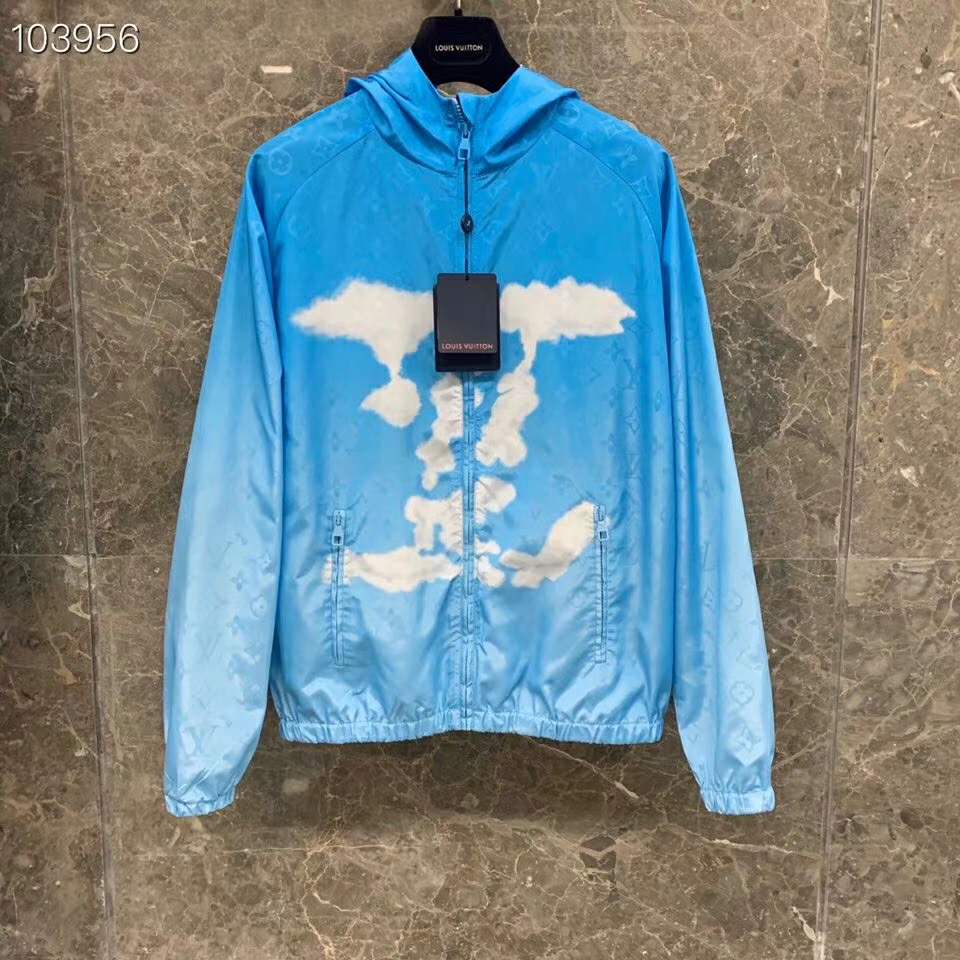 Louis Vuitton LV Men Monogram Clouds Windbreaker Printed LV Cloud