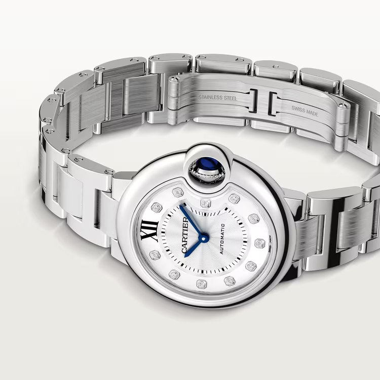 CARTIER 36MM  Ballon Bleu Diamond Dial Steel WE902074