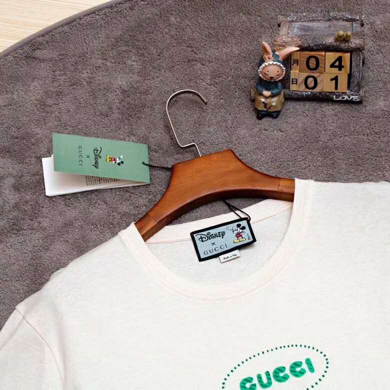 Gucci GG Women Disney x Gucci T-Shirt White Cotton Jersey