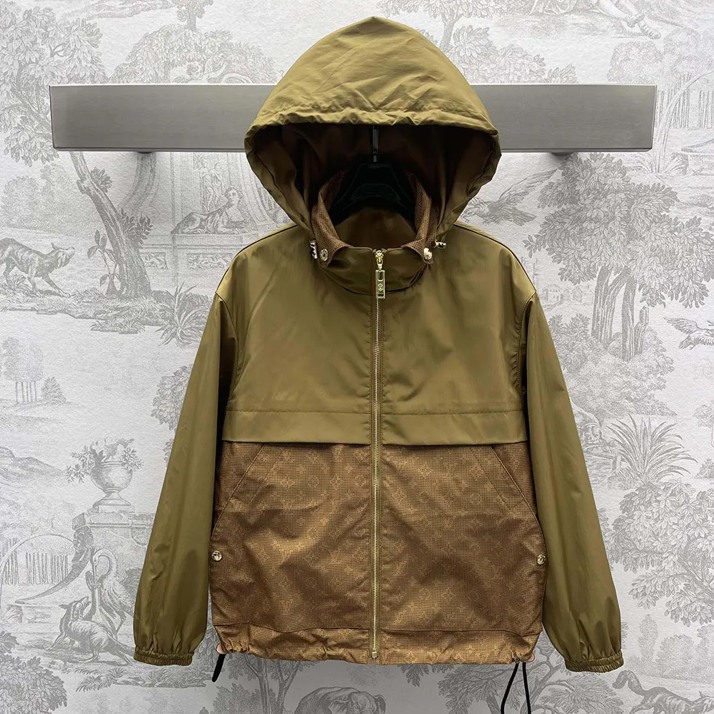 Louis Vuitton Women Monogram Accent Zip-Up Parka 1AGBV9