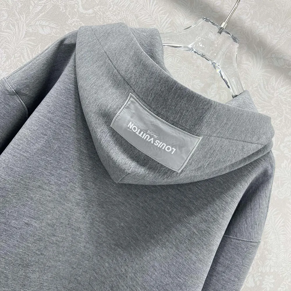 Louis Vuitton Women Cropped Monogram Scarf Hoodie 1AIR63