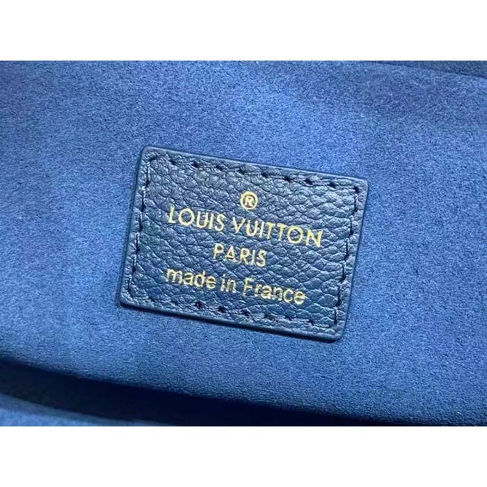 Louis Vuitton LV Women Félicie Pochette Gradient Blue Monogram Grained Cowhide Leather