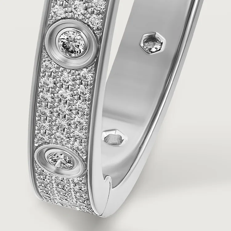 CARTIER LOVE BRACELET, DIAMOND-PAVED – 16