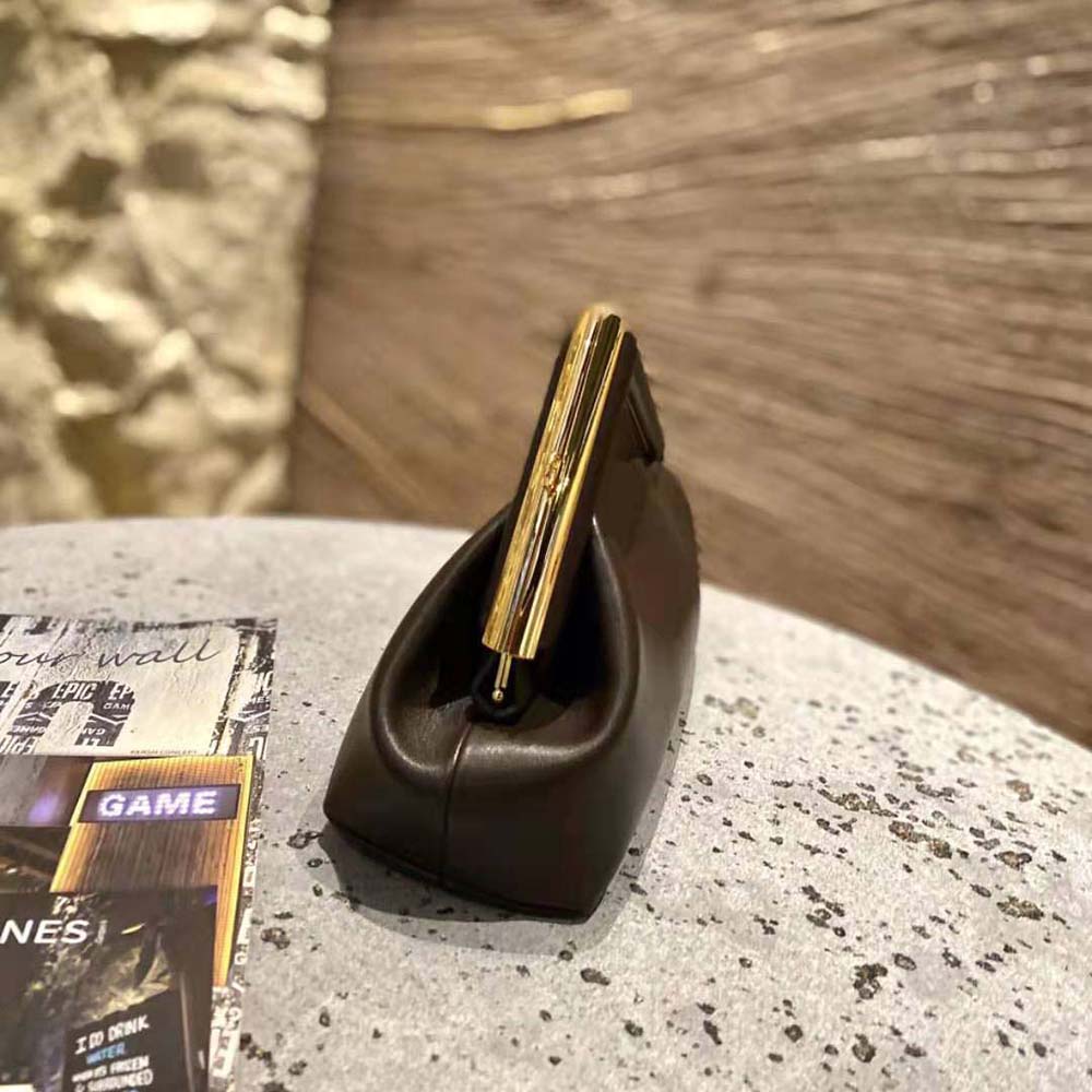 Fendi Women First Small Nappa Leather Bag-Maroon