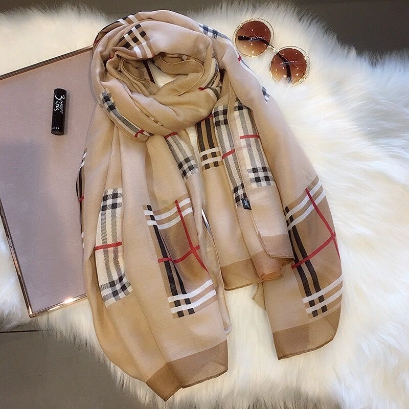 BBR Classic Check Summer Scarf PD042025051901