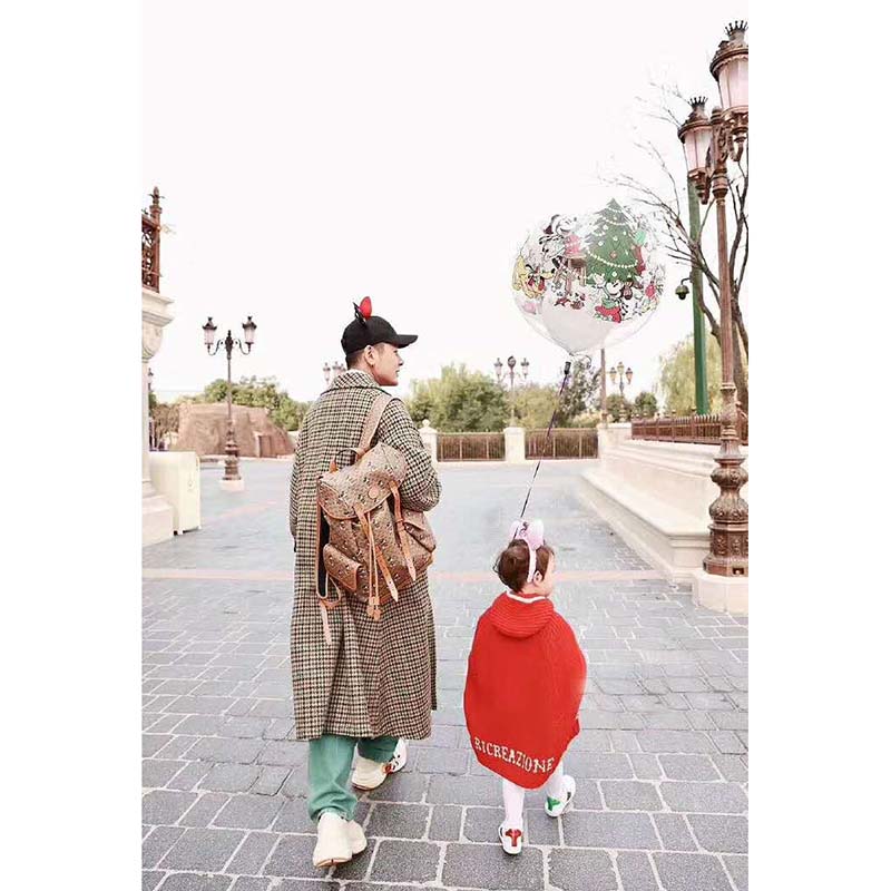 Gucci GG Unisex Disney x Gucci Medium Backpack Beige/Ebony