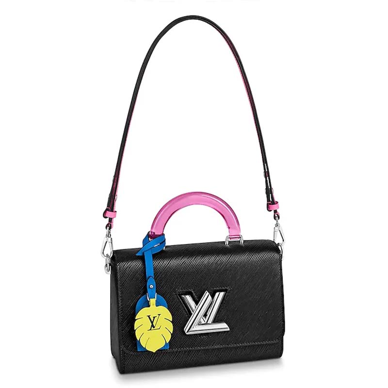 Louis Vuitton LV Women Twist MM Deep-Dyed Epi Leather