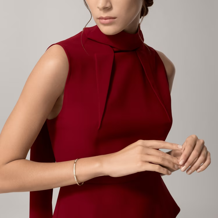 CARTIER LOVE BRACELET, SMALL MODEL, PAVED – 16