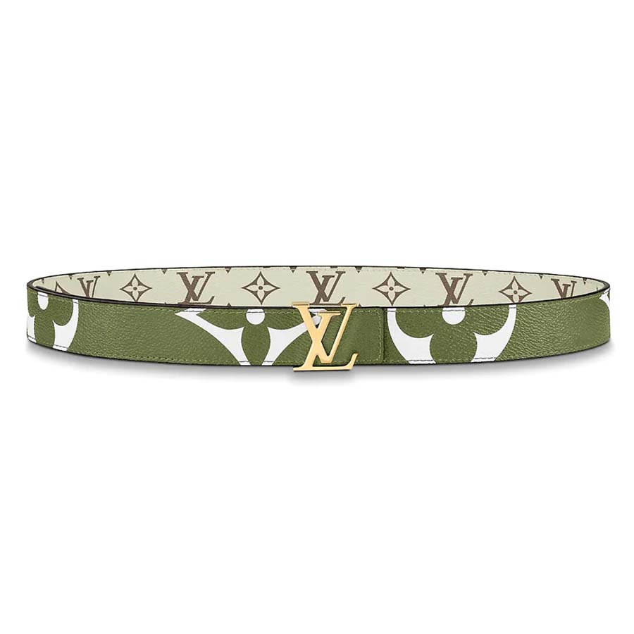 Louis Vuitton LV Unisex LV Iconic 30mm Reversible Belt in Oversized Monogram Canvas