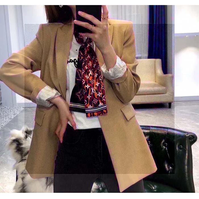 Louis Vuitton LV Women Monogram Giant Jungle Black Silk Bandeau Monogram Canvas