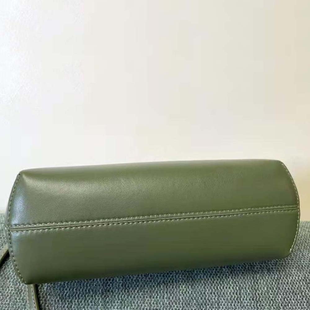 Fendi Women First Small Dark Green Leather Bag