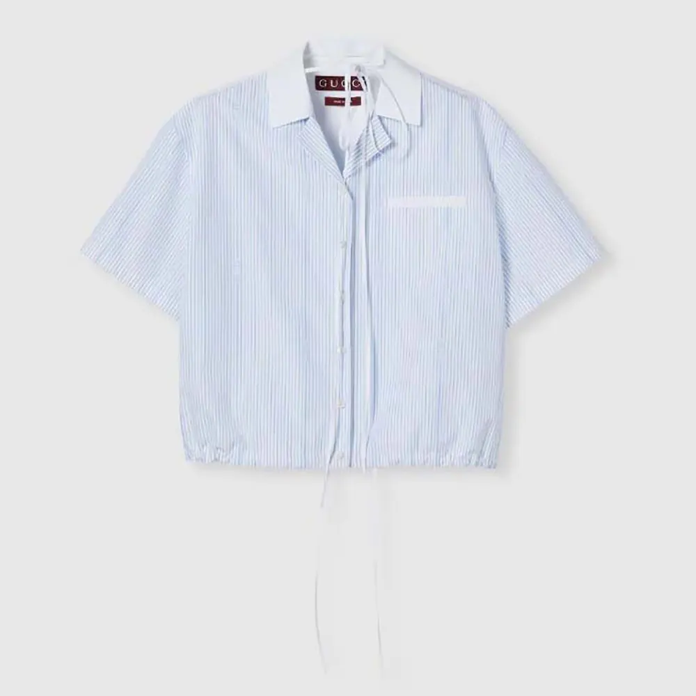 Gucci Women Cotton Fil Coupé Shirt 831862Z7ASD