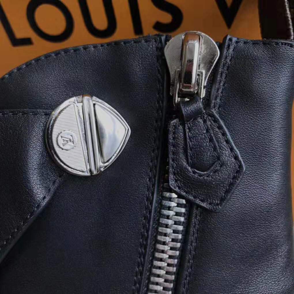 Louis Vuitton LV Women Jumble Flat Ankle Boot in Calf Leather-Black