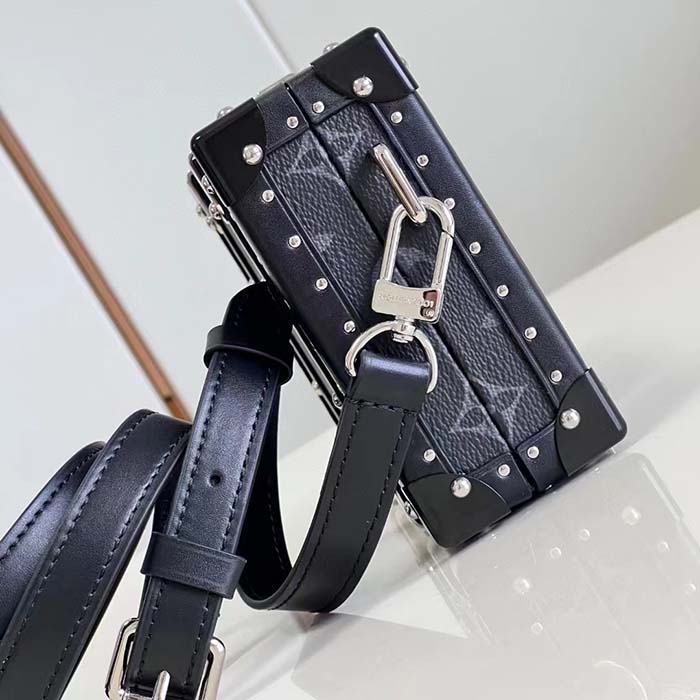 Louis Vuitton LV Unisex Neo Wallet Trunk Black Monogram Eclipse Coated Canvas