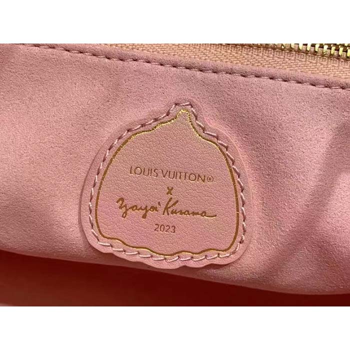 Louis Vuitton Women LV x YK OnTheGo Mini White Embossed Grained Monogram Cowhide Leather