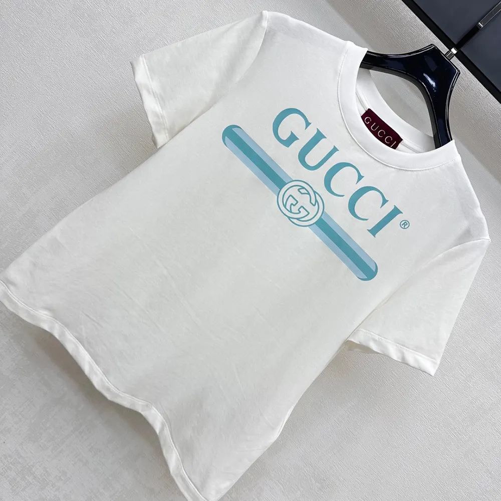 Gucci Women Soft Cotton Jersey T-shirt with Print 837959XJHGY