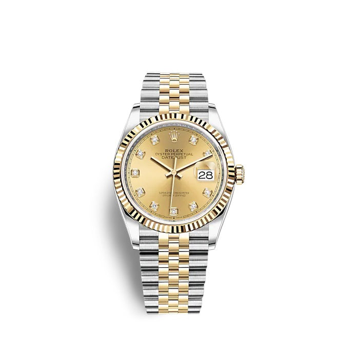 Rolex Datejust 36 Oystersteel and yellow gold Ref# 126233-0017
