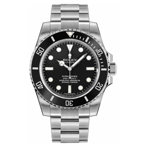 Rolex Submariner No Date Diver Watch Black Dial 40mm