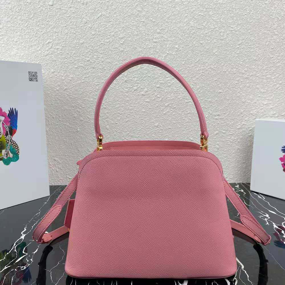 Prada Women Medium Saffiano Leather Prada Matinee Bag-Pink