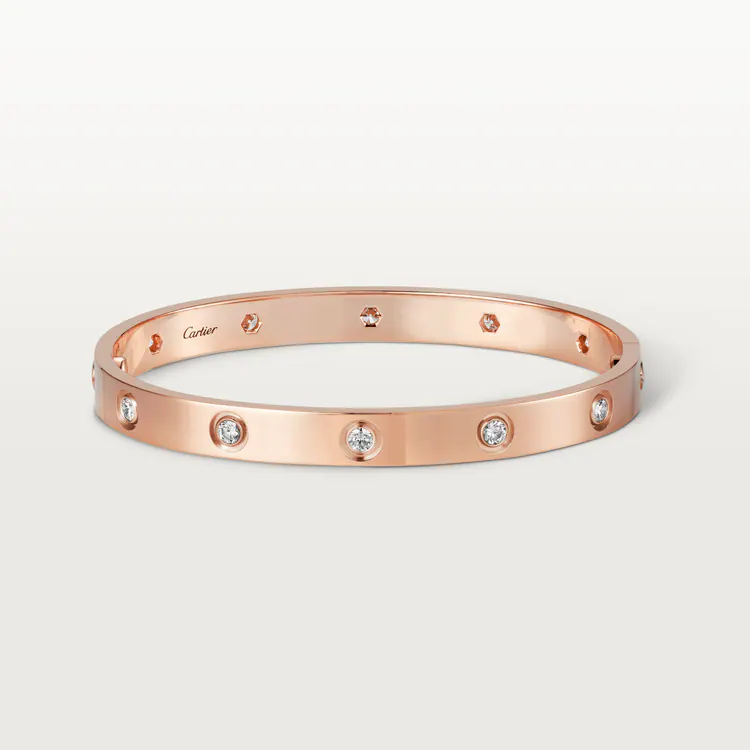 CARTIER LOVE BRACELET, 10 DIAMONDS – 16