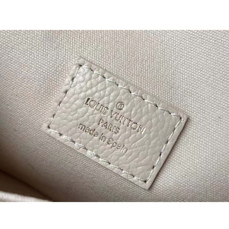 Louis Vuitton LV Women Micro Métis Beige Monogram Empreinte Embossed Supple Grained Cowhide