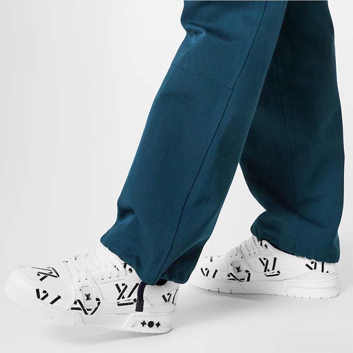 Louis Vuitton Unisex LV Trainer Sneaker Black Mix of Sustainable Materials