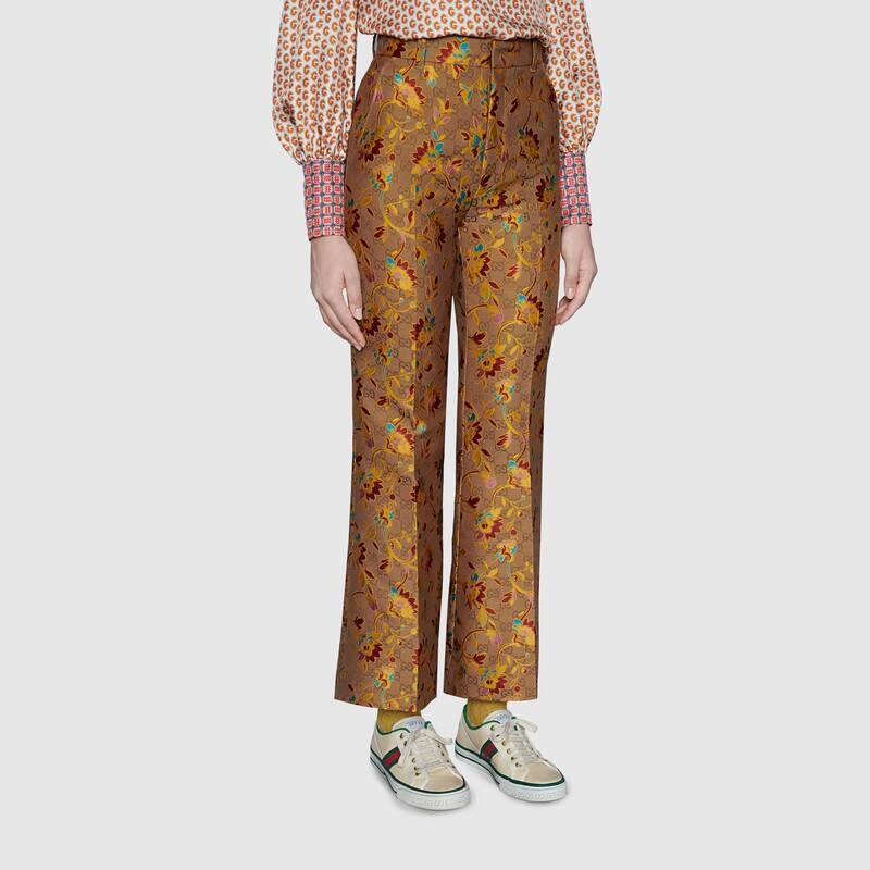 Gucci GG Unisex Gucci Tennis 1977 Sneaker Green Red Web Butter Cotton