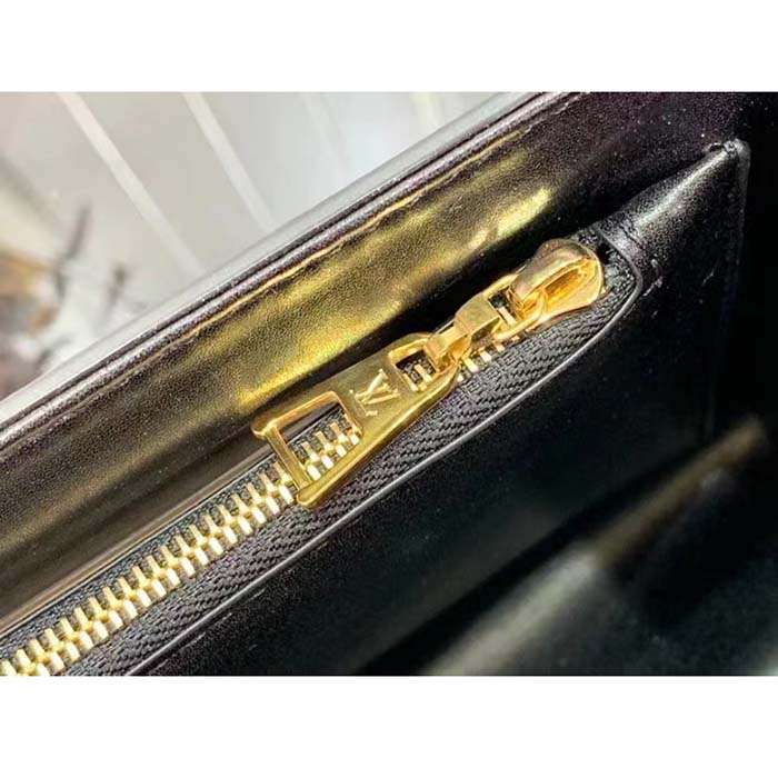 Louis Vuitton LV Women Twist MM Black Epi Grained Leather