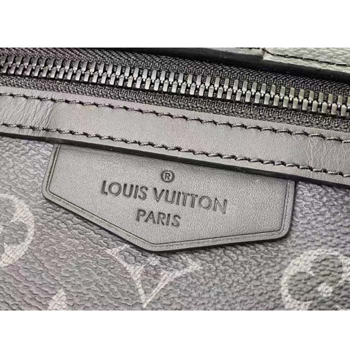 Louis Vuitton LV Unisex S-Cape Messenger Monogram Eclipse Coated Canvas Cowhide Leather