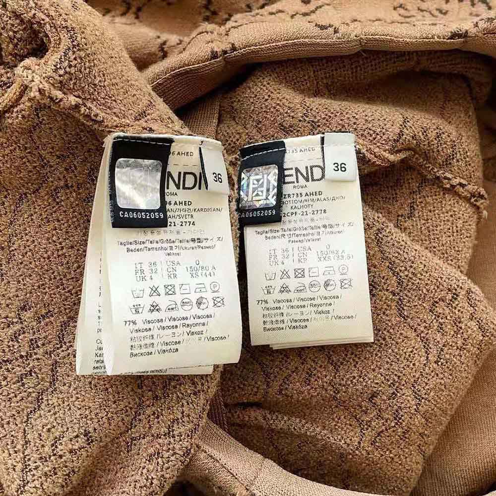 Fendi Women Pants Beige Velvet and Viscose Pants