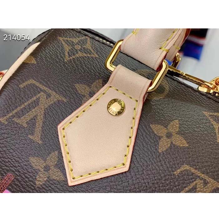 Louis Vuitton Women LV x YK Speedy Bandoulière 20 Monogram Coated Canvas Pumpkin Print