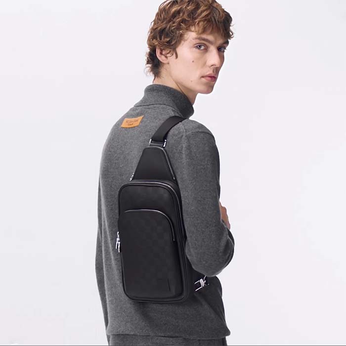 Louis Vuitton LV Unisex Avenue Slingbag NM Damier Infini Cowhide Leather