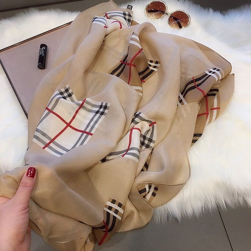 BBR Classic Check Summer Scarf PD042025051901