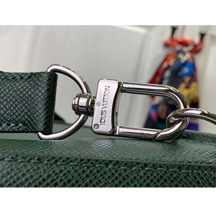 Louis Vuitton LV Unisex Avenue Slingbag NM Vert Laurier Green Taiga Cowhide Leather